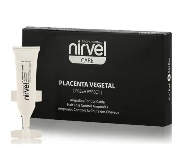 Nirvel Placenta Vrgetal Ампули за стимулиране растежа на косата и спиране на косопада 10X10ml